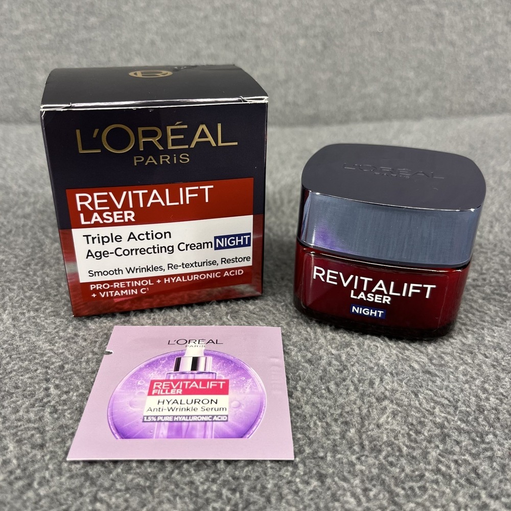 LOREAL REVITALIFT LASER X3 Triple Action Anti Age Restoring Night Cream 50ml